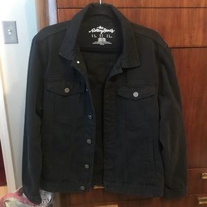 mens stone denim jacket
